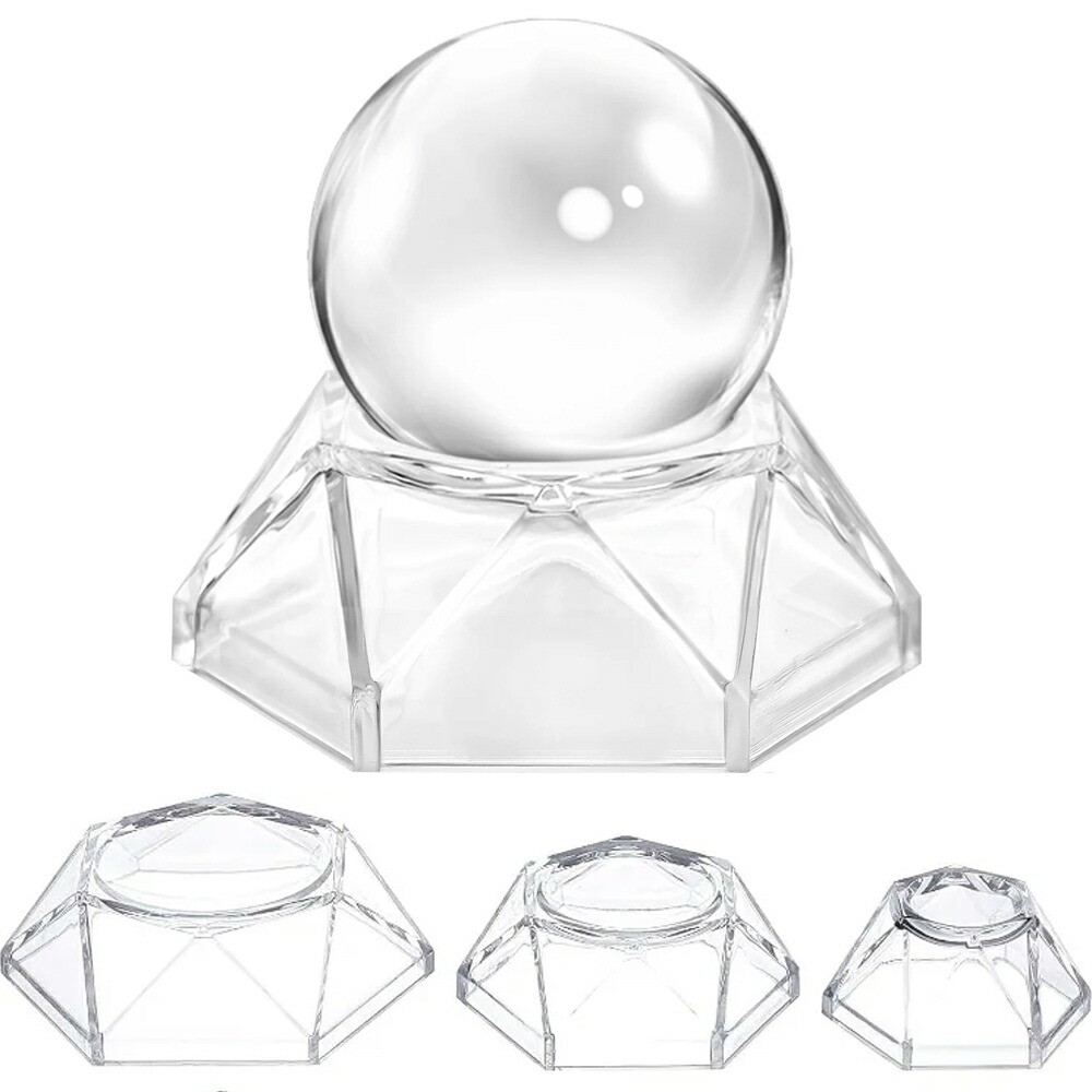 楽天市場】クリスタルボール用アクリル製台座ベース 1個 球体 丸い