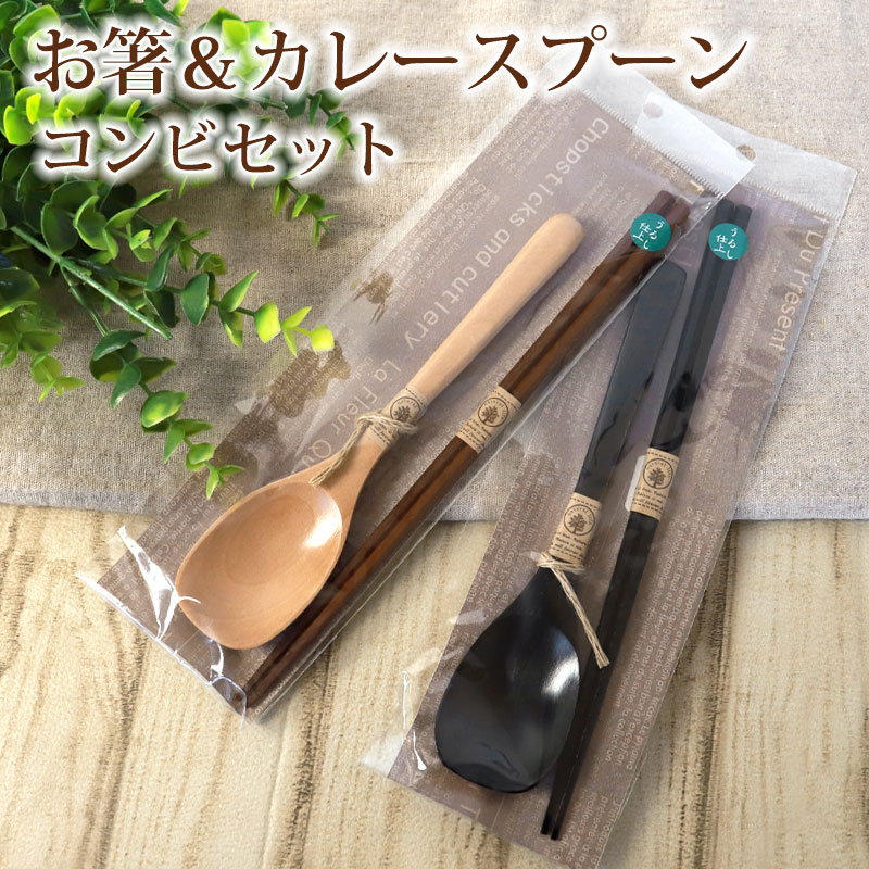 楽天市場】【10％OFF 3/4 20時〜】お箸 カレースプーン コンビセット