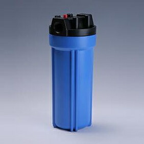 楽天市場】樹脂製フィルターハウジング 10インチ 1/2 青 エア抜き