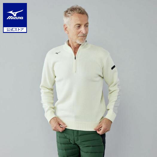 楽天市場】ミズノ公式 ゴルフウェア MIZUNOハーフジップアップセーター