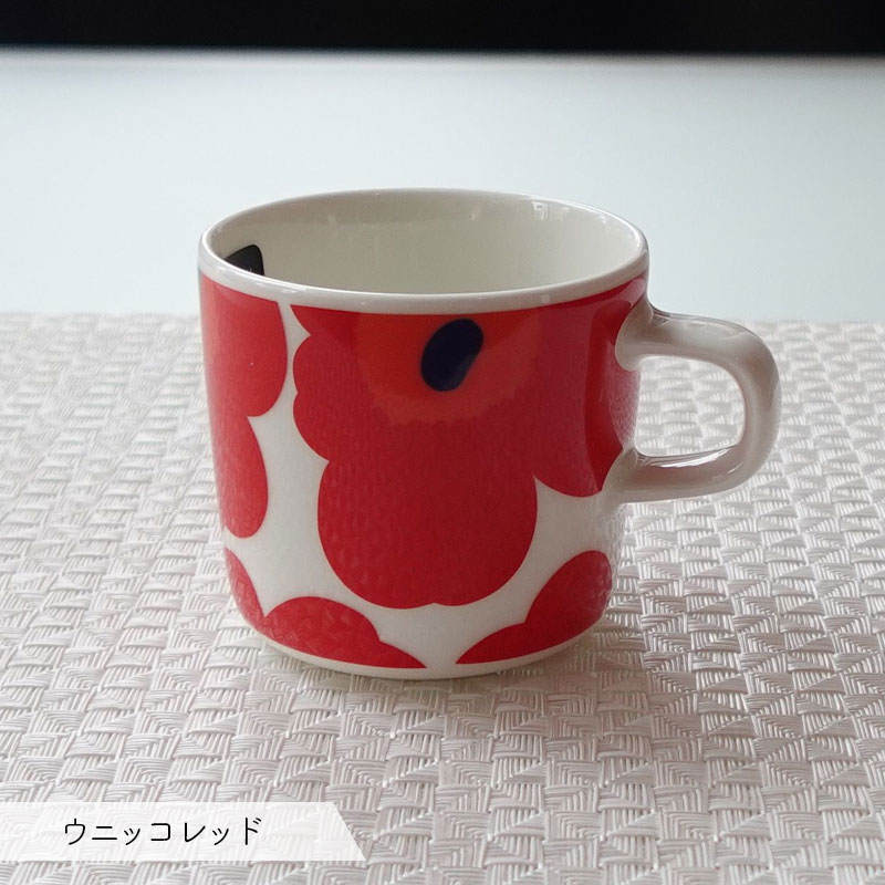 楽天市場】marimekko マリメッコマグ 200ml ウニッコ レッド コーヒー