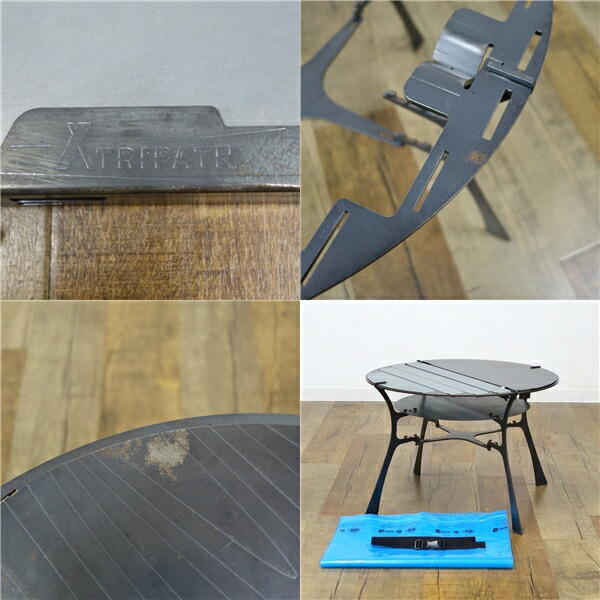 楽天市場】トリパス プロダクツ TRIPATH PRODUCTS MOKUME TABLE 黒皮鉄