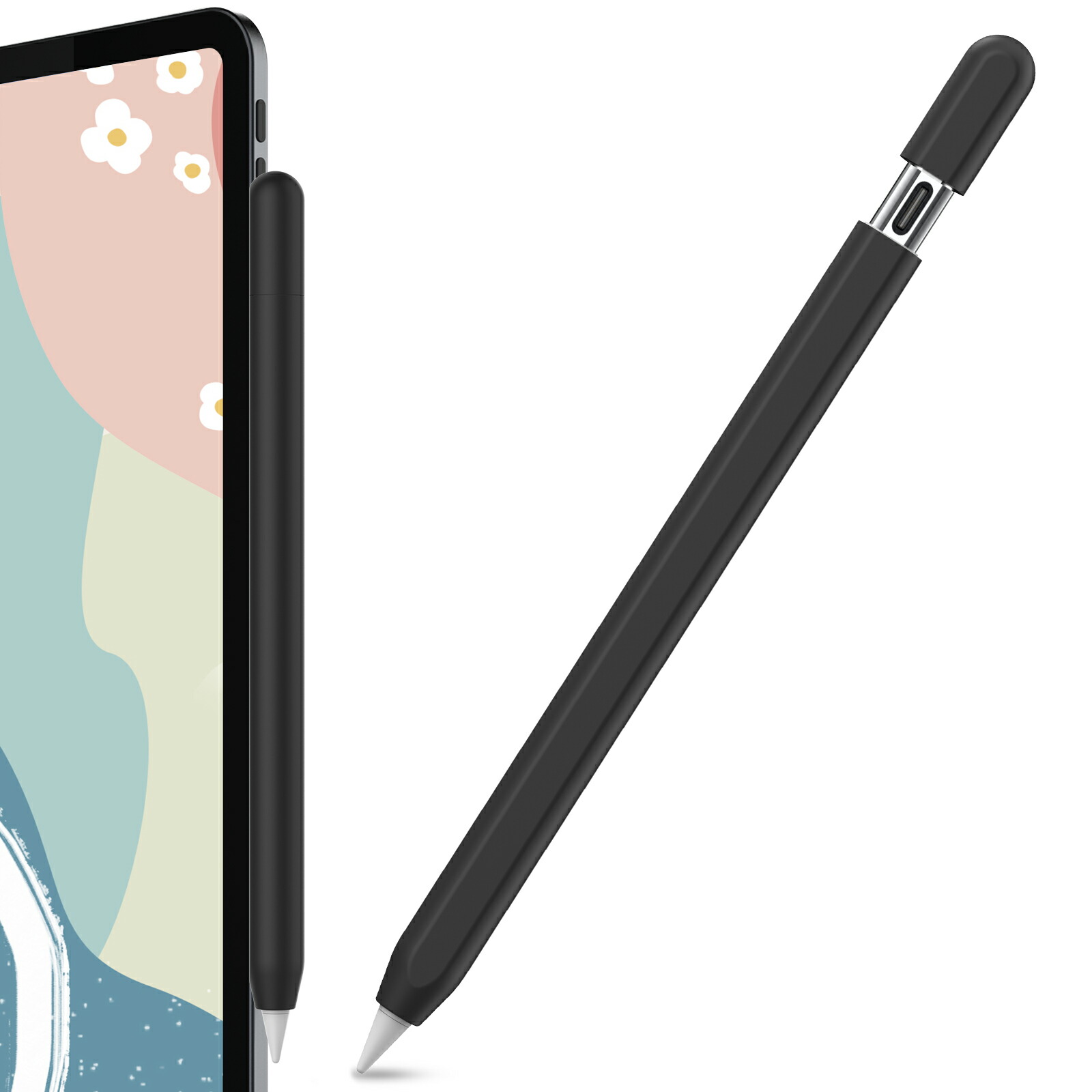 楽天市場】Apple Pencil (USB-C) ケース カバー グリップ キャップ