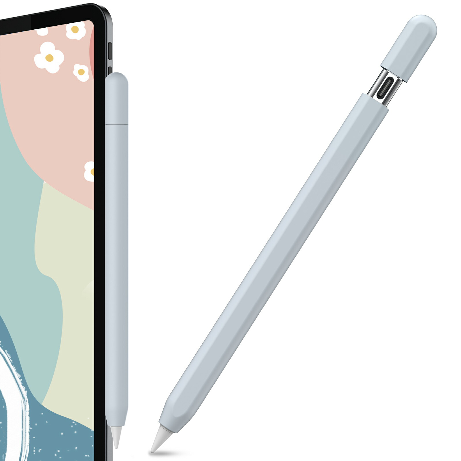 楽天市場】Apple Pencil (USB-C) ケース カバー グリップ キャップ