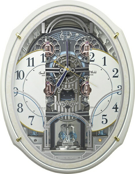 楽天市場】リズム からくり時計 スモールワールドアルディN メロディ