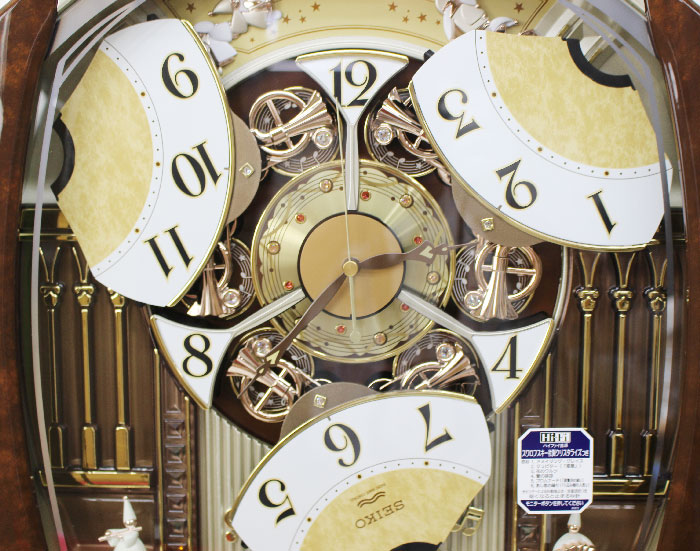 楽天市場】セイコー からくり時計 ウエーブシンフォニー 電波掛け時計