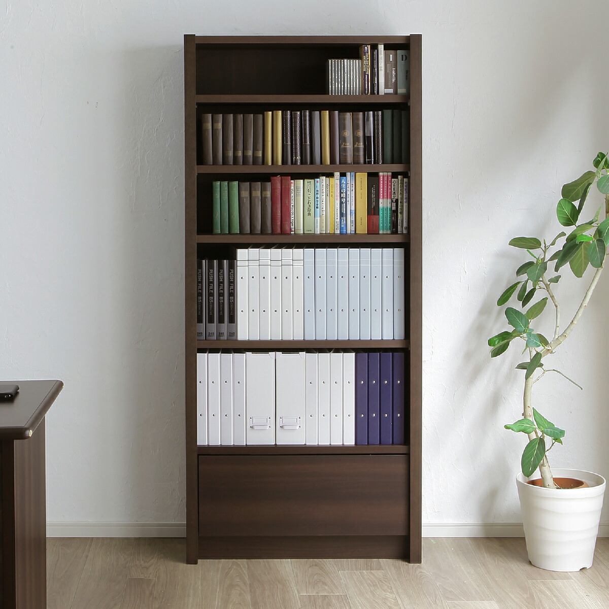 楽天市場】エクティー 国産役員用シェルフ W800 D305 H1800 大川家具