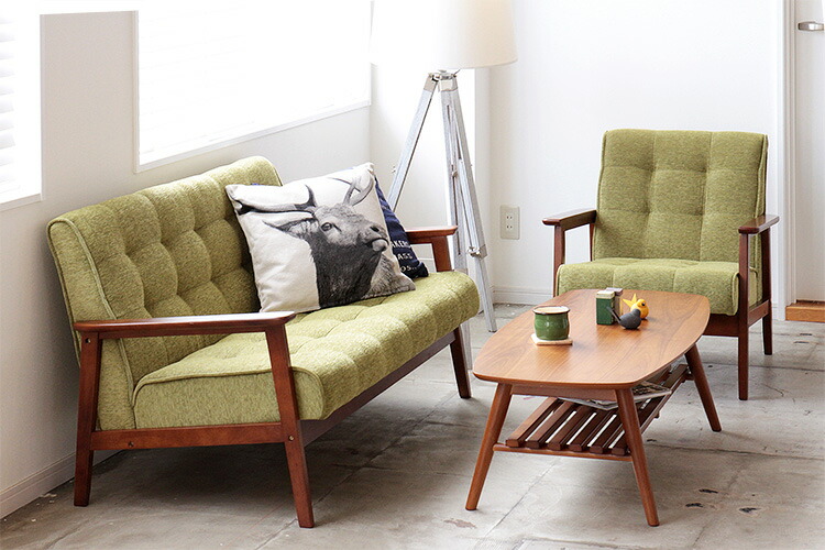 楽天市場】2P レトロスタイルソファ フレンズ【ソファ ソファー