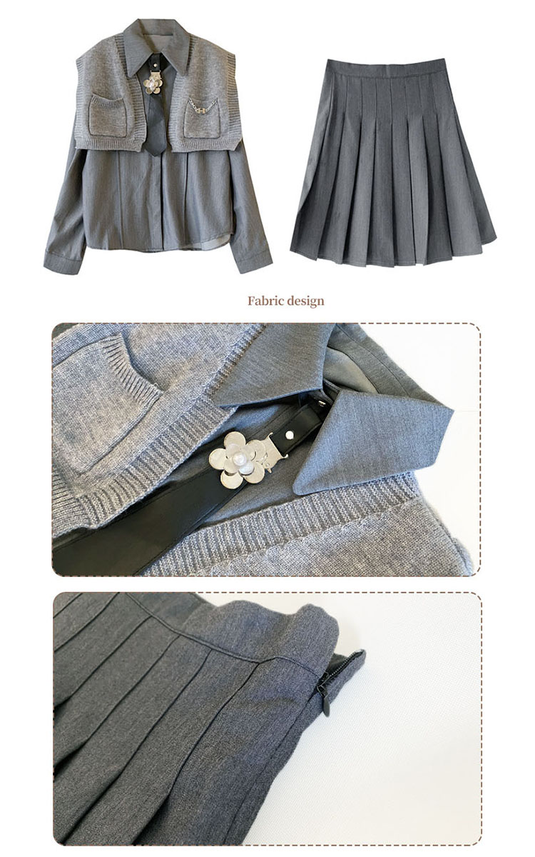 楽天市場】レディース セットアップ 上下セット ブラウス+ベスト+