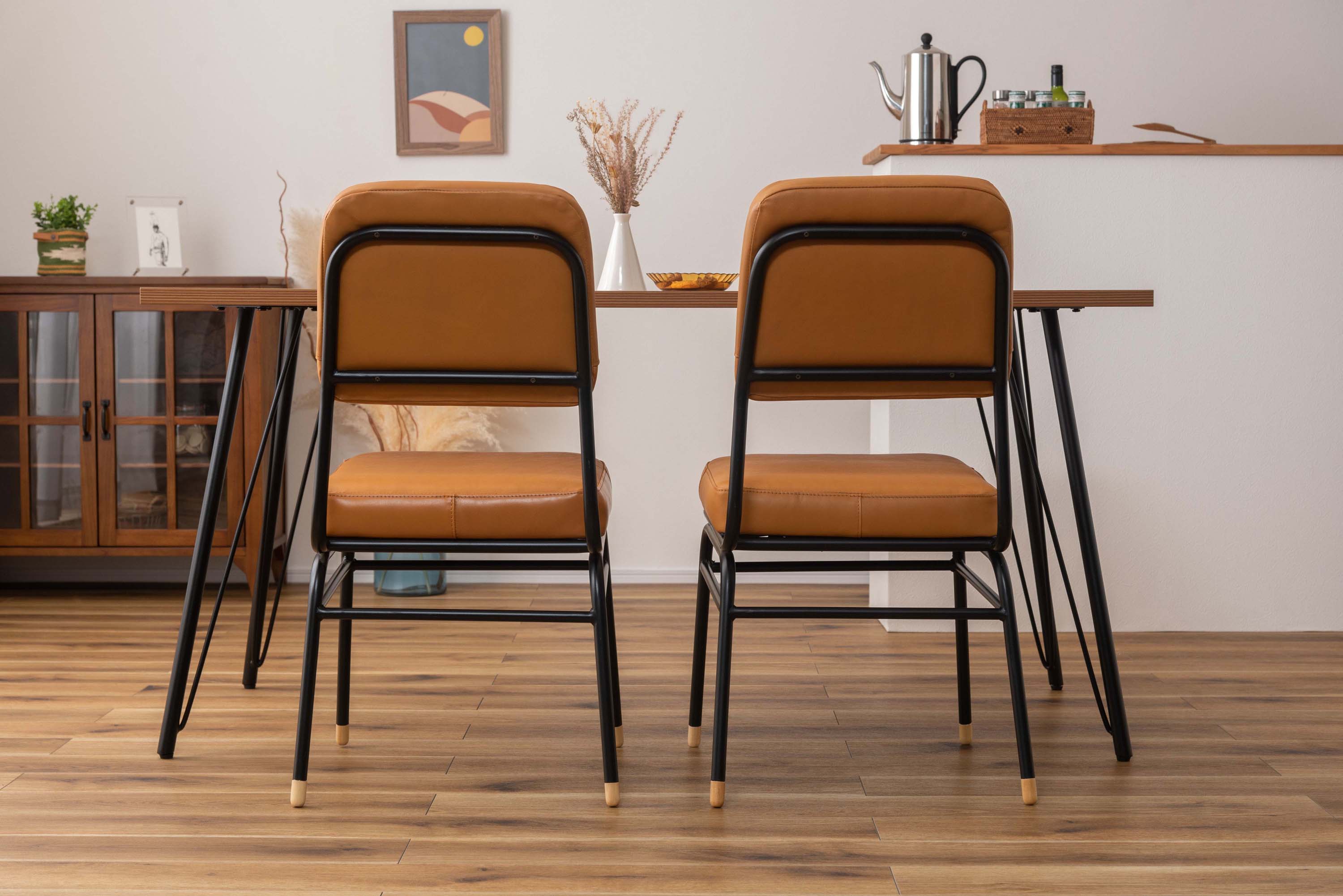 楽天市場】チェア ダイニングチェア 椅子 イス 本革 牛革 スチール