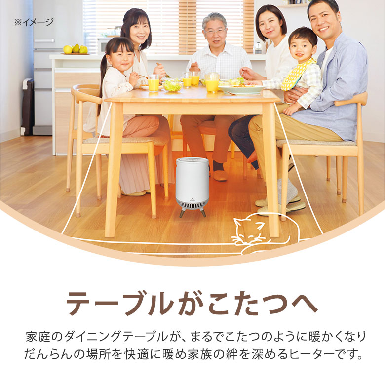 楽天市場】【正規販売店】360℃セラミックヒーター どこでもこたつ ADK