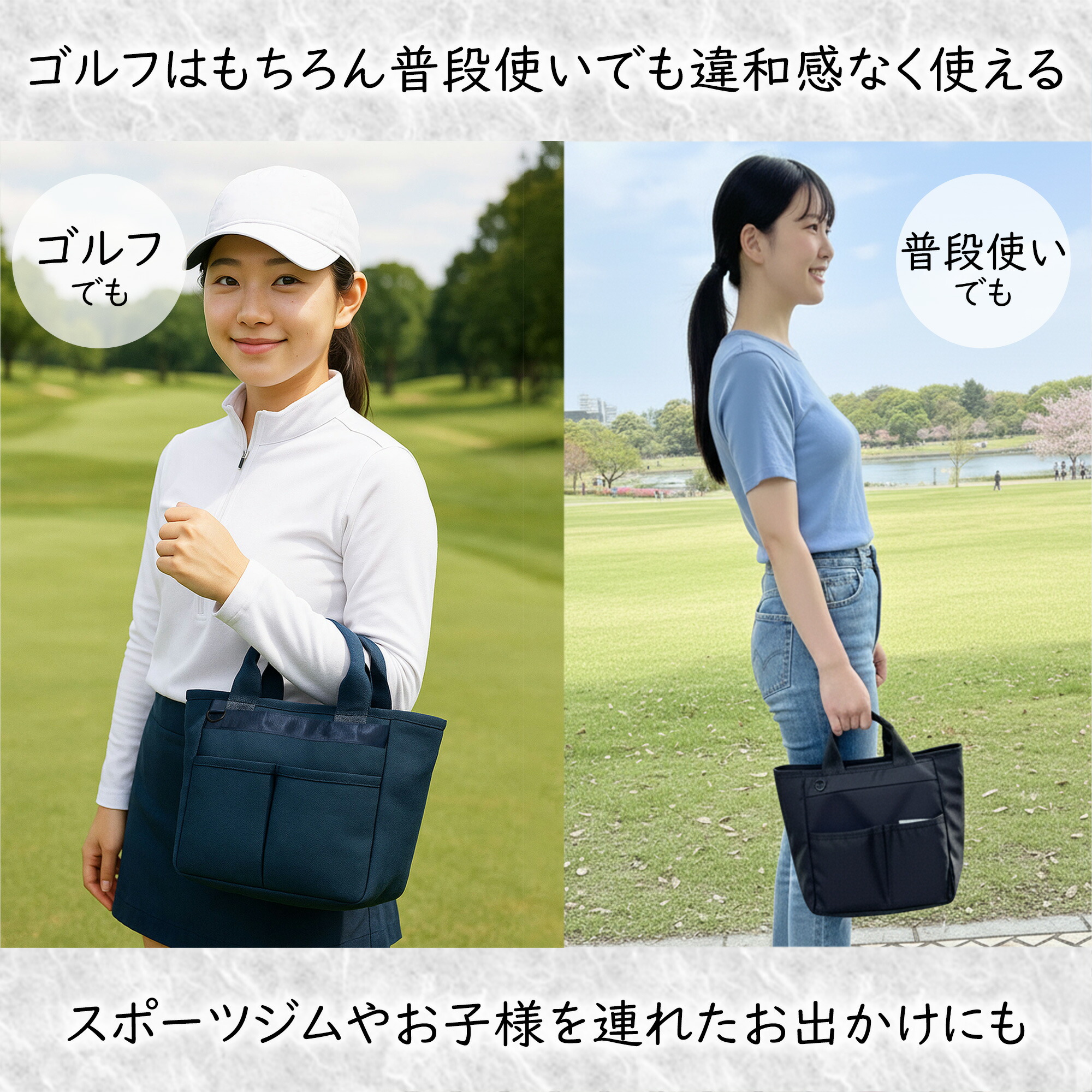 楽天市場】ラウンドバッグ ゴルフバッグ S.T.Golf 大容量 超軽量 300g