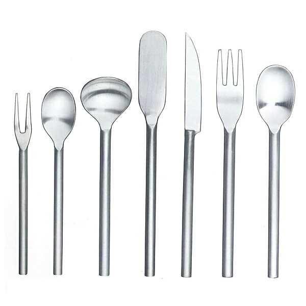 楽天市場】工房アイザワ 円 黄銅洋食器 銀仕上げカトラリー7本セット