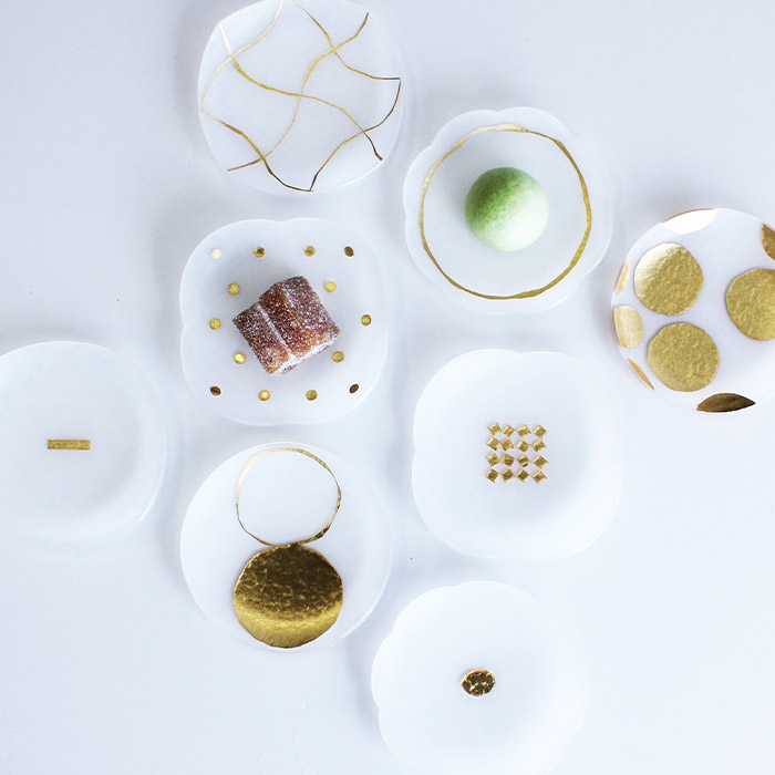 楽天市場】4枚まではメール便可 toumei トウメイ 箔 mamezara 豆皿