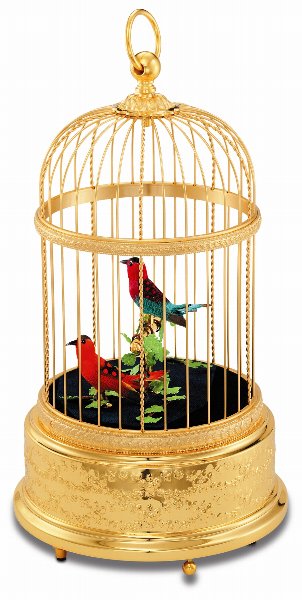 リュージュ 鳥かごシンギングバード2羽 リュージュ 鳥かごシンギング