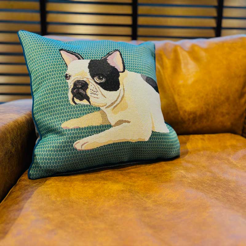 楽天市場】[クッション] ワンダフルピース ライフ フレンチブルドッグ