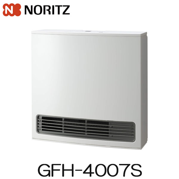 楽天市場】ノーリツ ガスファンヒーター スノーホワイト GFH-4007S