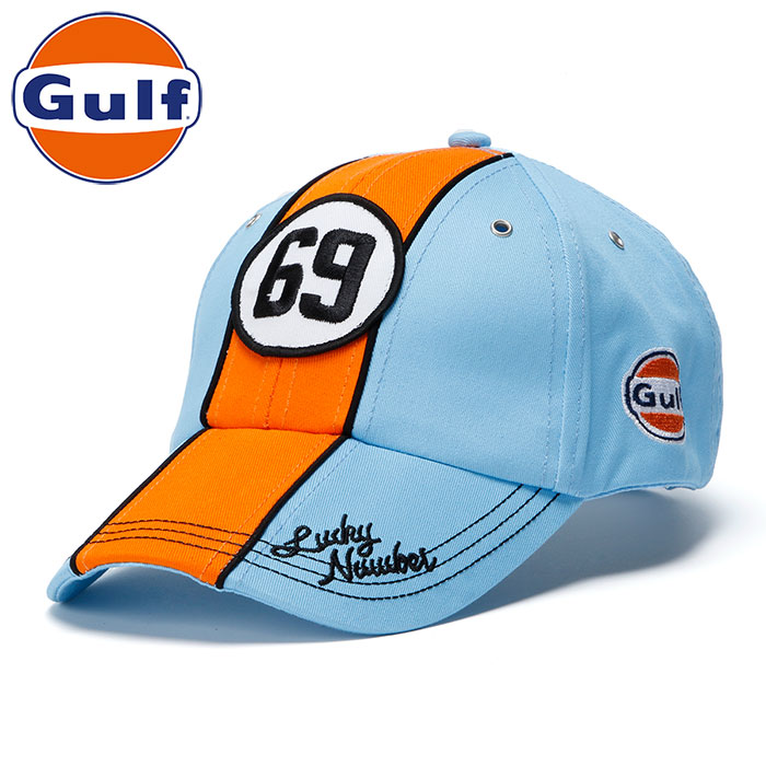 楽天市場】ガルフ 帽子 69 ラッキーナンバー キャップ 車 雑貨 GULF