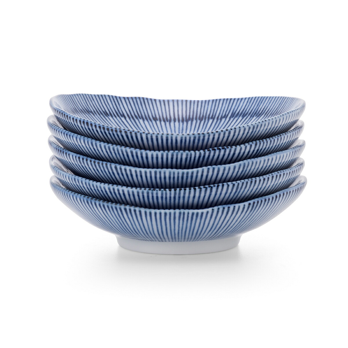 楽天市場】＼ 10％OFF ！／ 美濃焼 細十草 楕円 深小皿 5枚組 小皿