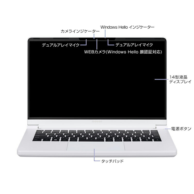 楽天市場】ノートパソコン Office付き 新品 DAIV R4-I7G50WT-B