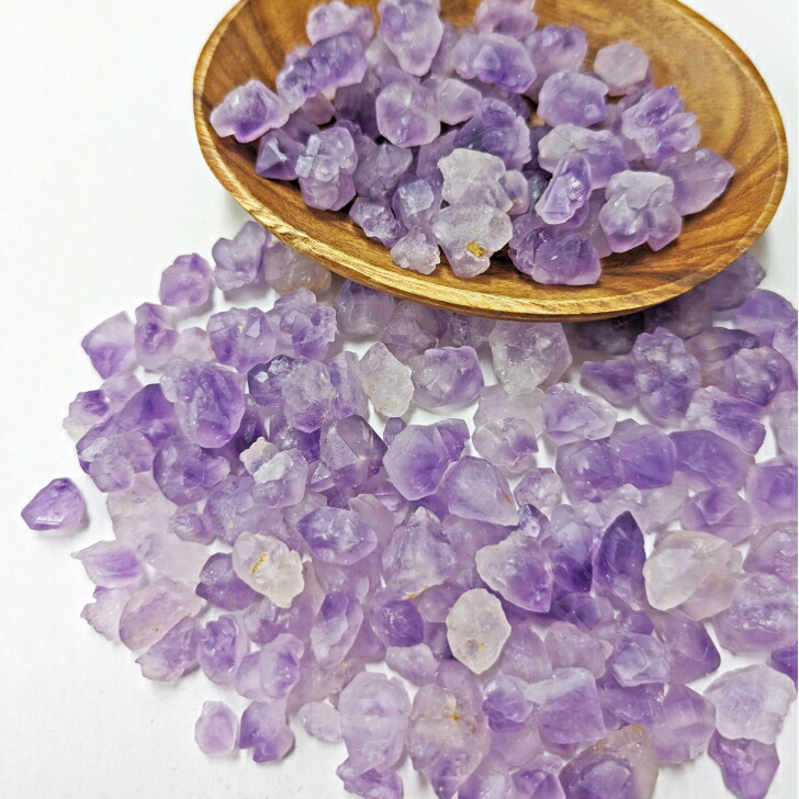 楽天市場】アメジストクラスター原石 100g 天然石 さざれ石 ラベンダー