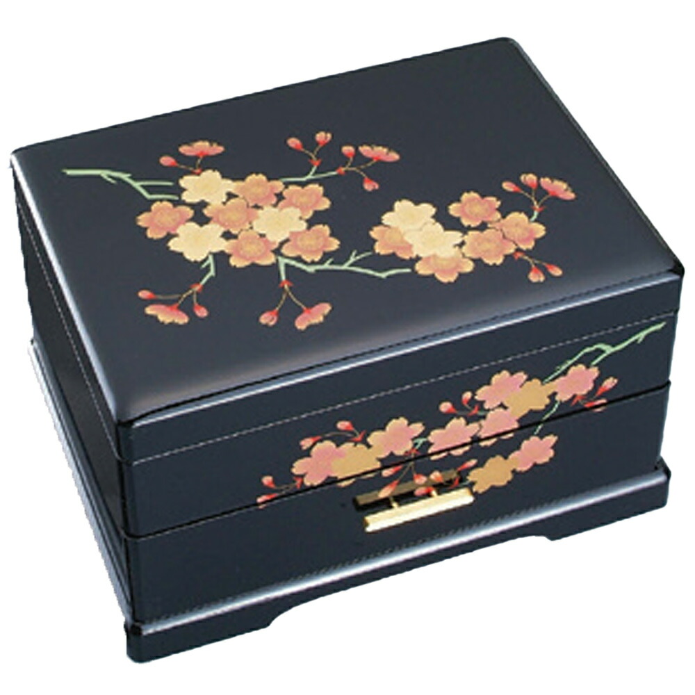 楽天市場】会津塗宝石箱オルゴール 桜 さくらさくら ニデック