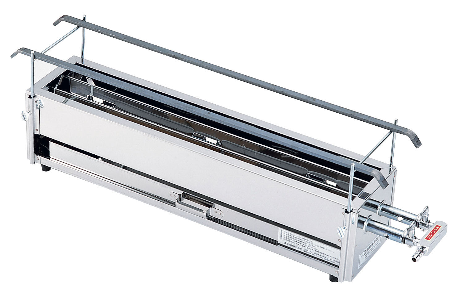 楽天市場】SA18−0二本パイプ焼鳥器 （大） LPガス : フタバ