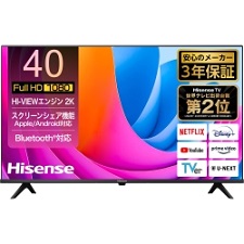 楽天市場】テレビ 40型（テレビ｜TV・オーディオ・カメラ）の通販