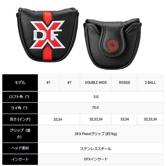 楽天市場】オデッセイ DFX #7 パター 日本仕様[odyssey PUTTER ディー