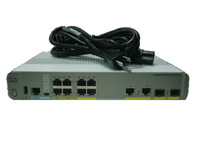 楽天市場】【中古】Cisco Catalyst C3560CX-8PC-S （WS-C3560CX-8PC-S