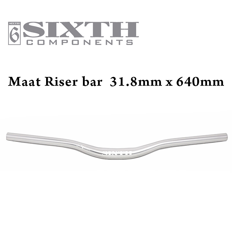 楽天市場】ライザーバー SIXTH ComponentsMaat Riser bar 31.8 x 640mm