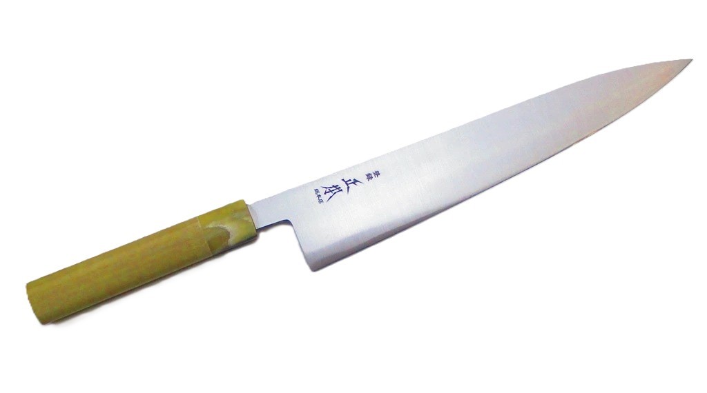 楽天市場】正本総本店 和牛刀 玉白鋼 27センチ 正本 KS3127 木鞘なし