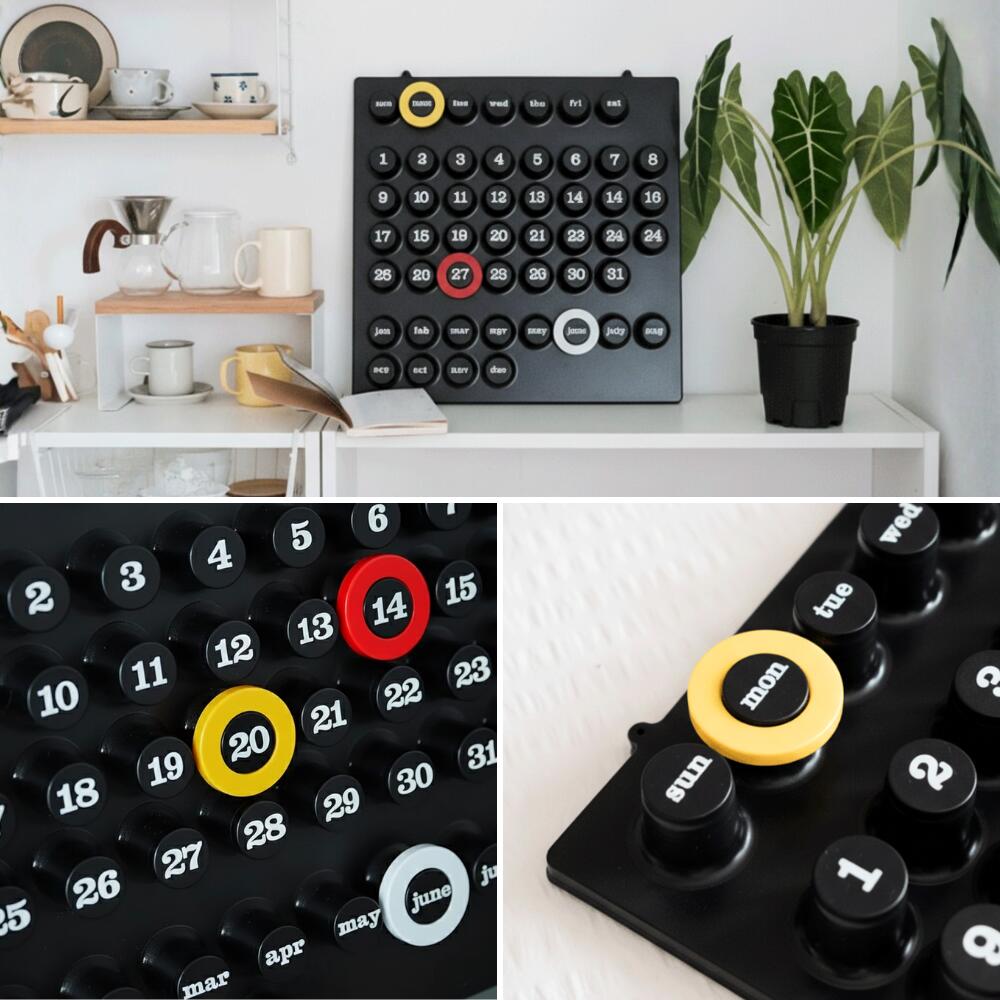 楽天市場】【店内全商品20%OFF!】万年カレンダー リングデイト