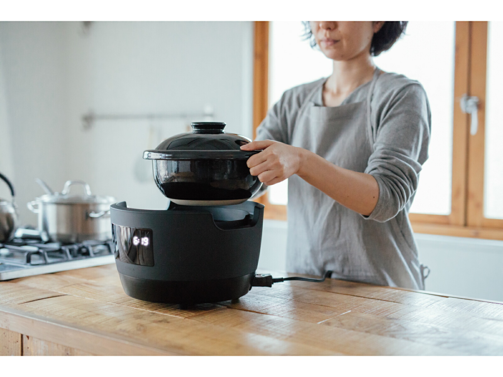 楽天市場】【公式】かまどさん電気 長谷園 伊賀焼 シロカ かまどさん