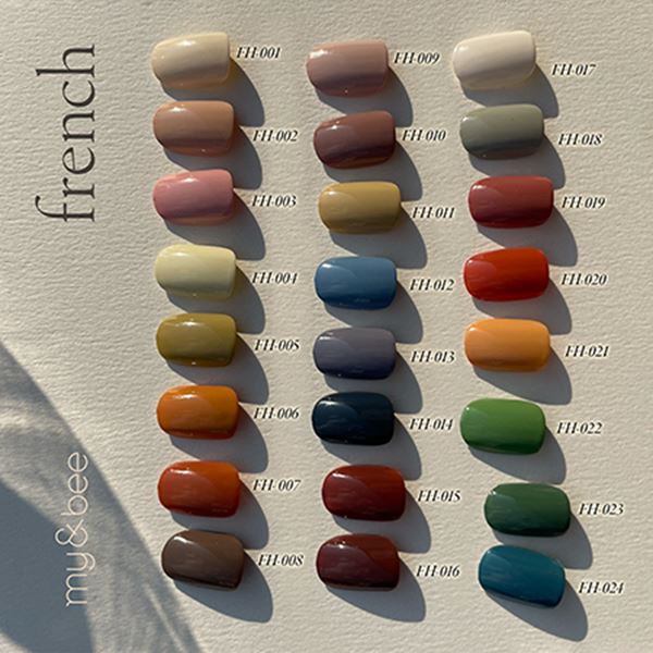 楽天市場】マイビー カラージェル フレンチセットA(8色) FH-SA