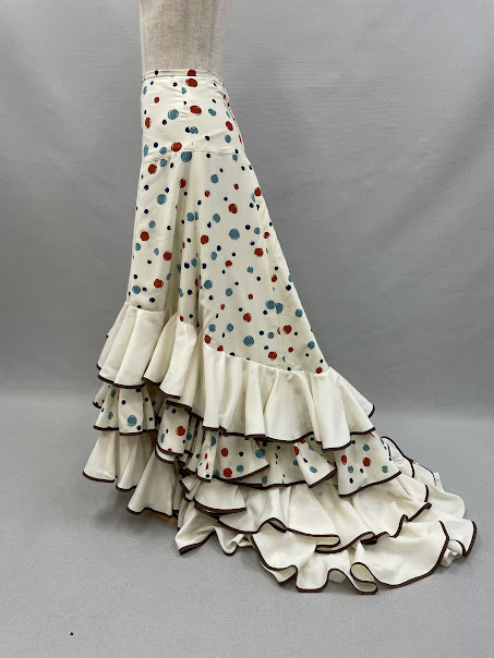 楽天市場】フラメンコ衣装 中古フラメンコ衣装中古コリン 白地に赤