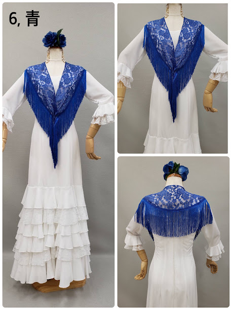 楽天市場】フラメンコ衣装 フレコ付きシ−ジョ 全7色 首がすっきり