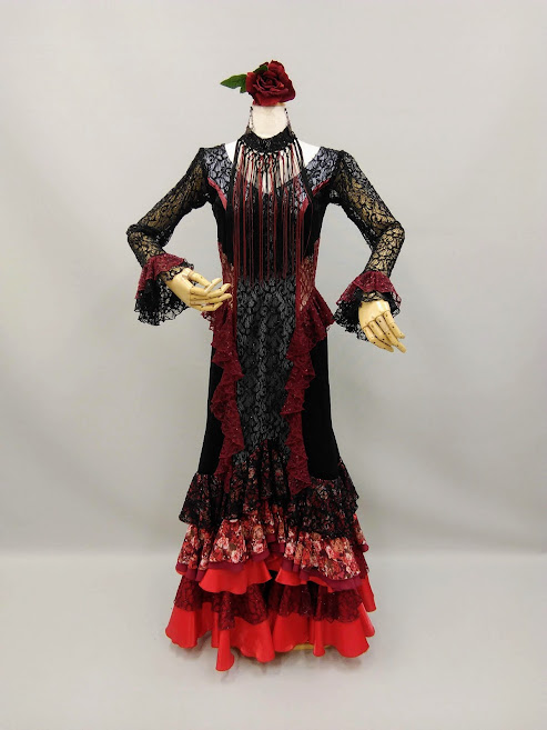 楽天市場】新ブランドnajanaja フラメンコ衣装 ワンピース 情熱 黒と赤