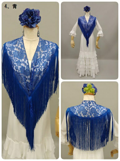 楽天市場】フラメンコ衣装 フレコ付きシ−ジョ 全7色 首がすっきり