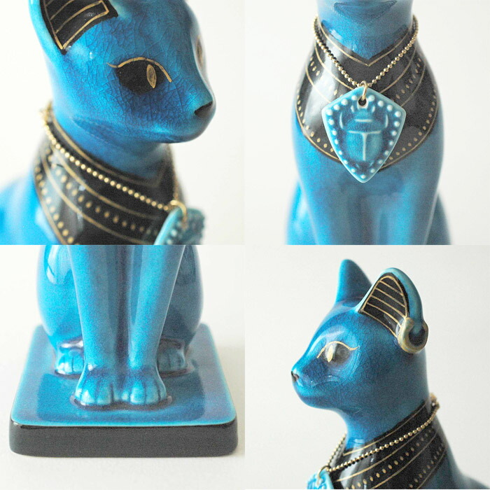 楽天市場】ペルシャンブルー エジプト神 バステト/アヌビス/ホルス