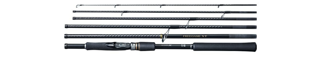 楽天市場】シマノ フリーゲーム XT（FREEGAME XT）S106M 6本継ロッド