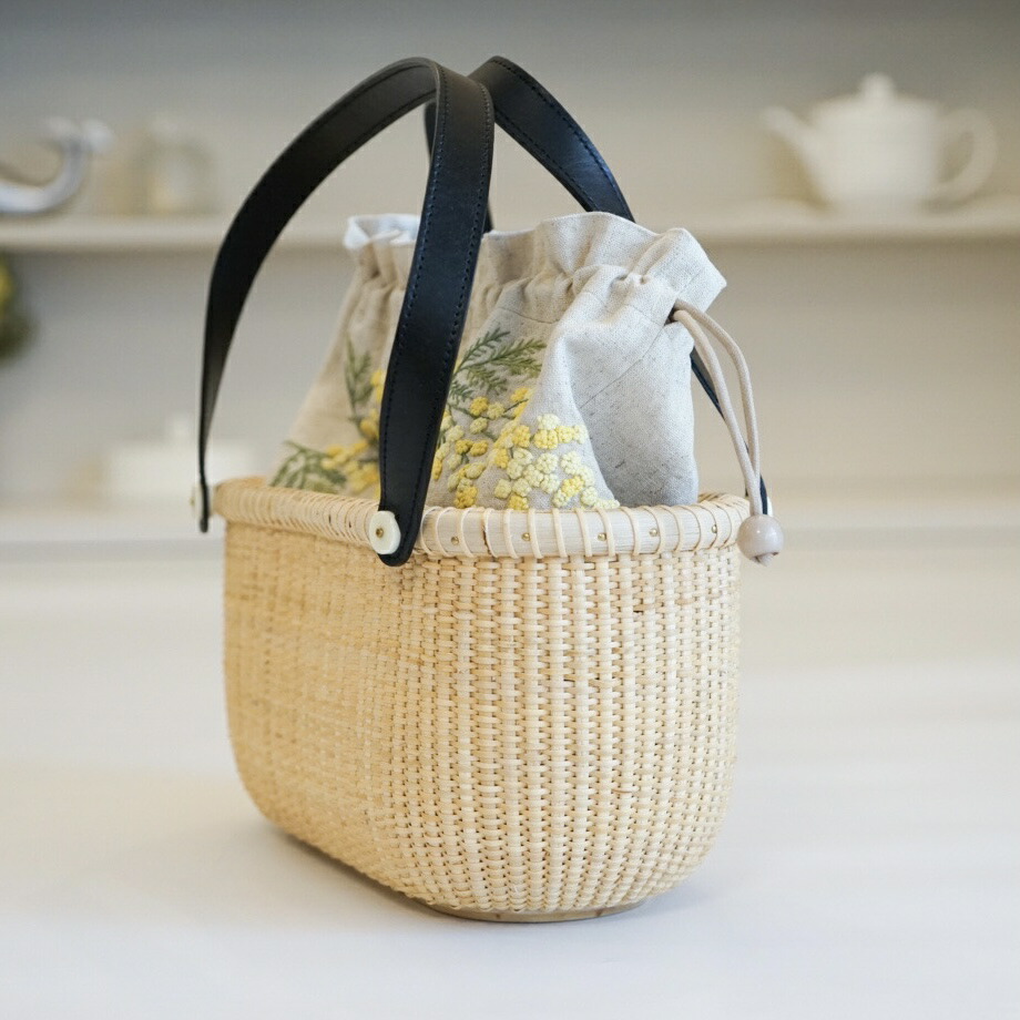 楽天市場】【3年保証】【リナズスタイル】ミモザて刺繍インナーバッグ