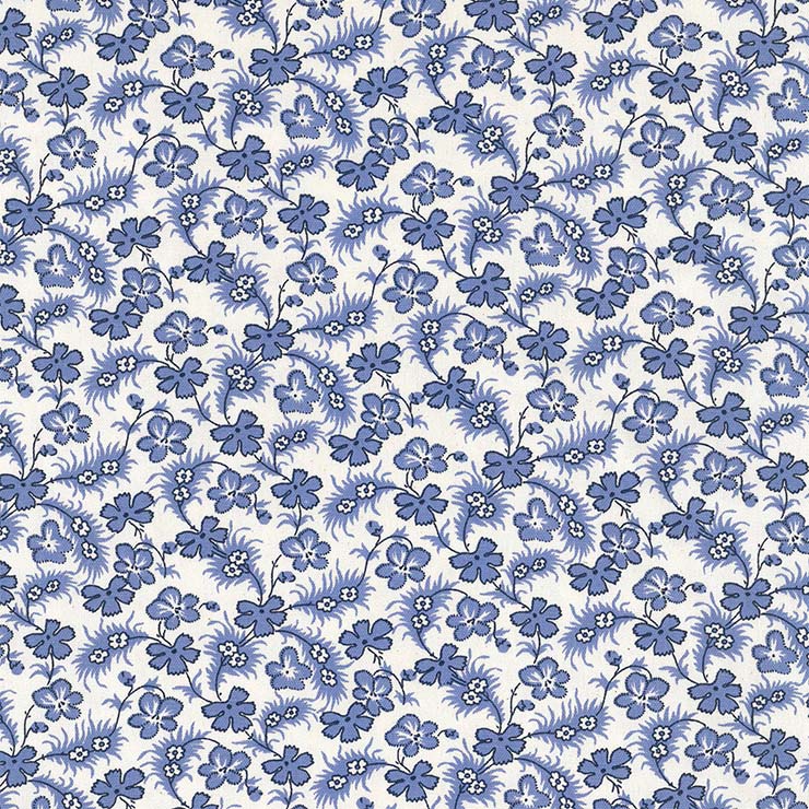 楽天市場】花柄 生地 5420-58 ブルー プロバンス フランス 生地の復刻
