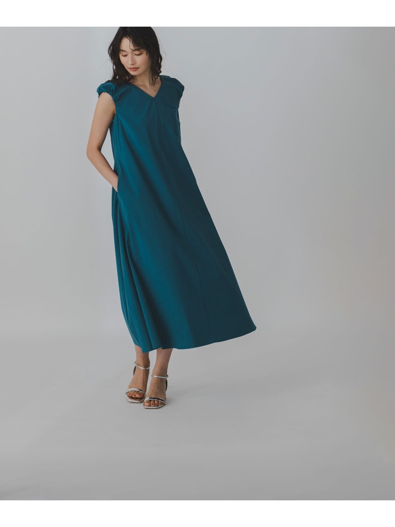 楽天市場】【SALE／50%OFF】Vネックパフスリーブワンピース NATURAL
