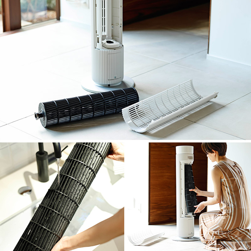 楽天市場】siroca シロカ 大風量タワーファン ビューンタワー ファン