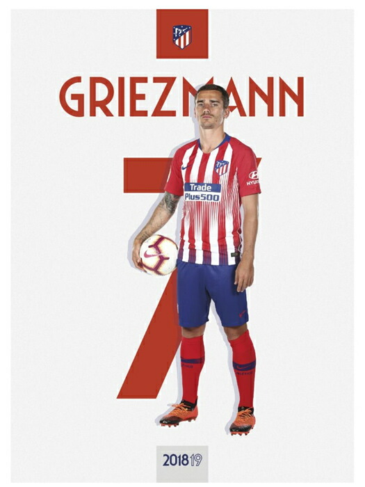 楽天市場】クラブオフィシャルグッズ/ポスター/アトレティコマドリード