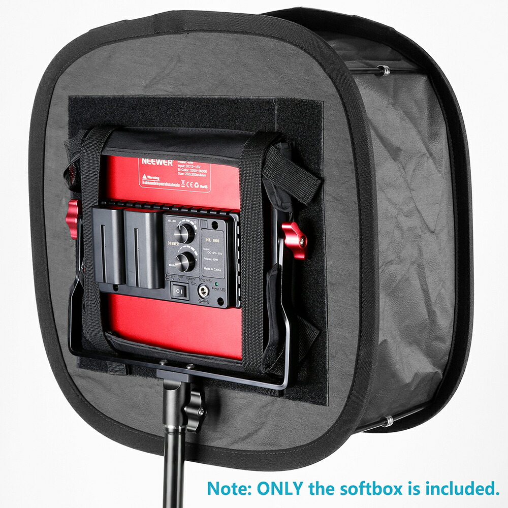 楽天市場】【P10倍+5%OFF券】NEEWER 2組LEDライトパネルソフトボックス