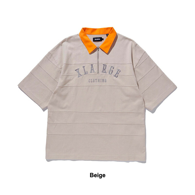 楽天市場】エクストララージ メンズ 半袖 トップス X-LARGE RUGBY ZIP