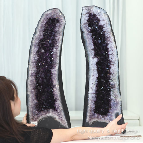 楽天市場】アメジストドーム ツイン ブラジル産 約51kg/約46kg【ペア