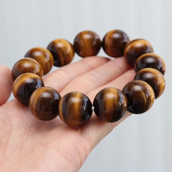 楽天市場】タイガーアイ ブレスレット 約18mm 4A´ ストレート